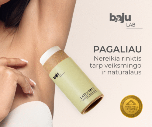 naturalus dezodorantas Bajulab